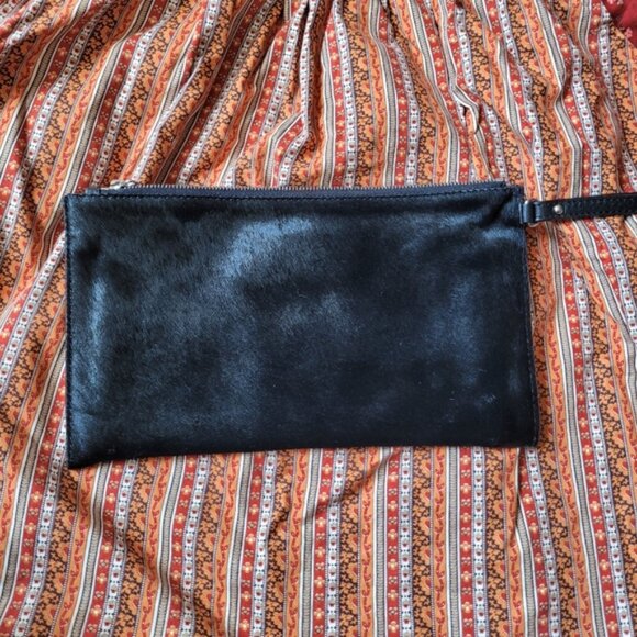 Michael Kors bedford calfhair clutch with wristband - Picture 2 of 5